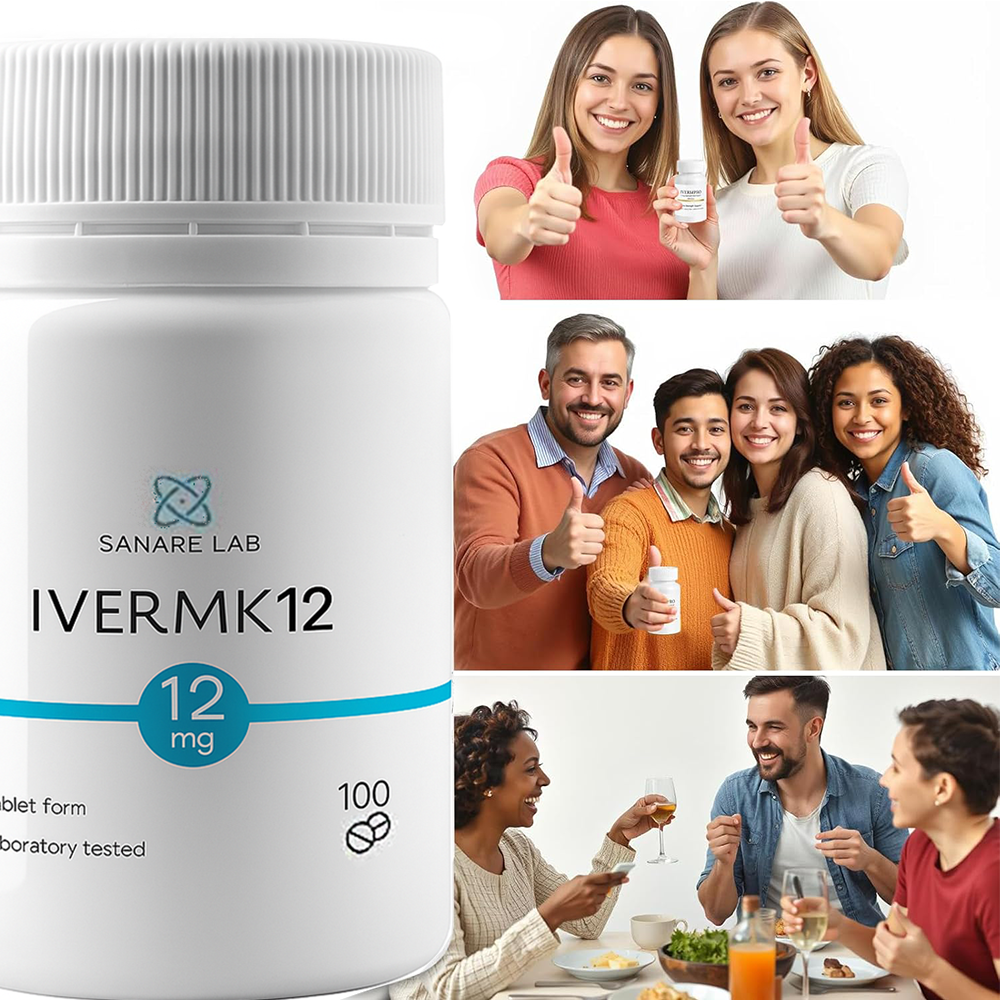 Sanare Lab IVERMK 12 mg 100 Tablets